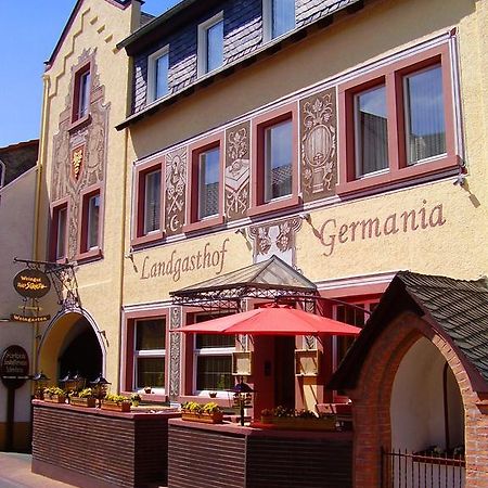 Pensjonat Landgasthof Germania Rüdesheim nad Renem Zewnętrze zdjęcie