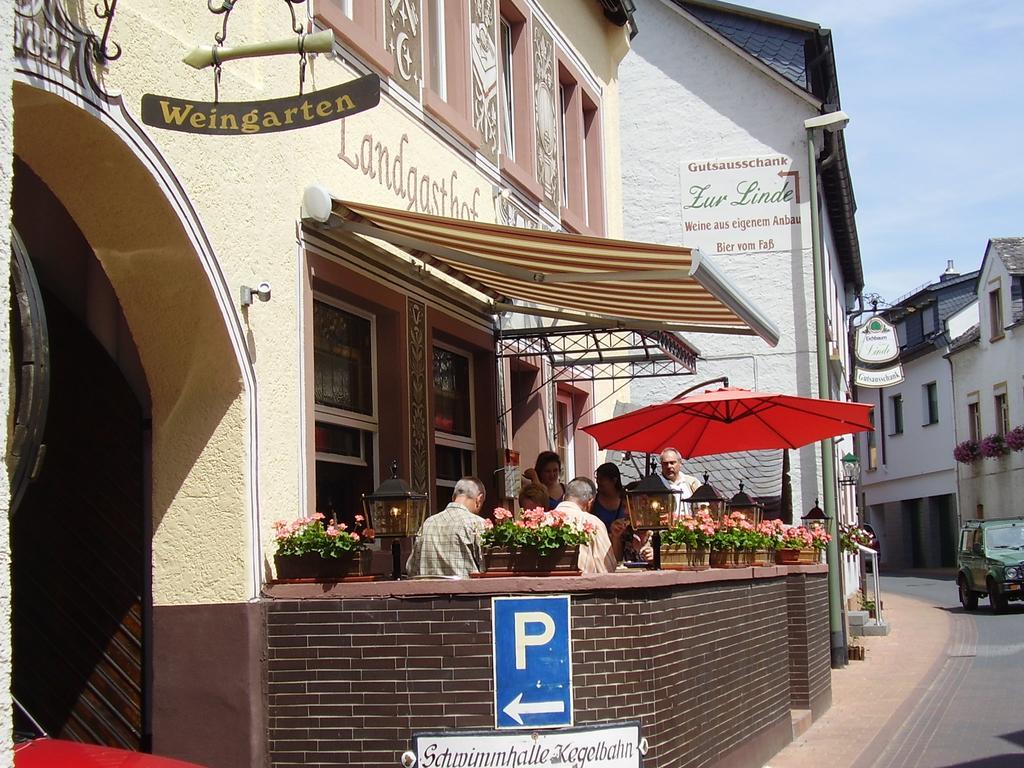 Pensjonat Landgasthof Germania Rüdesheim nad Renem Zewnętrze zdjęcie