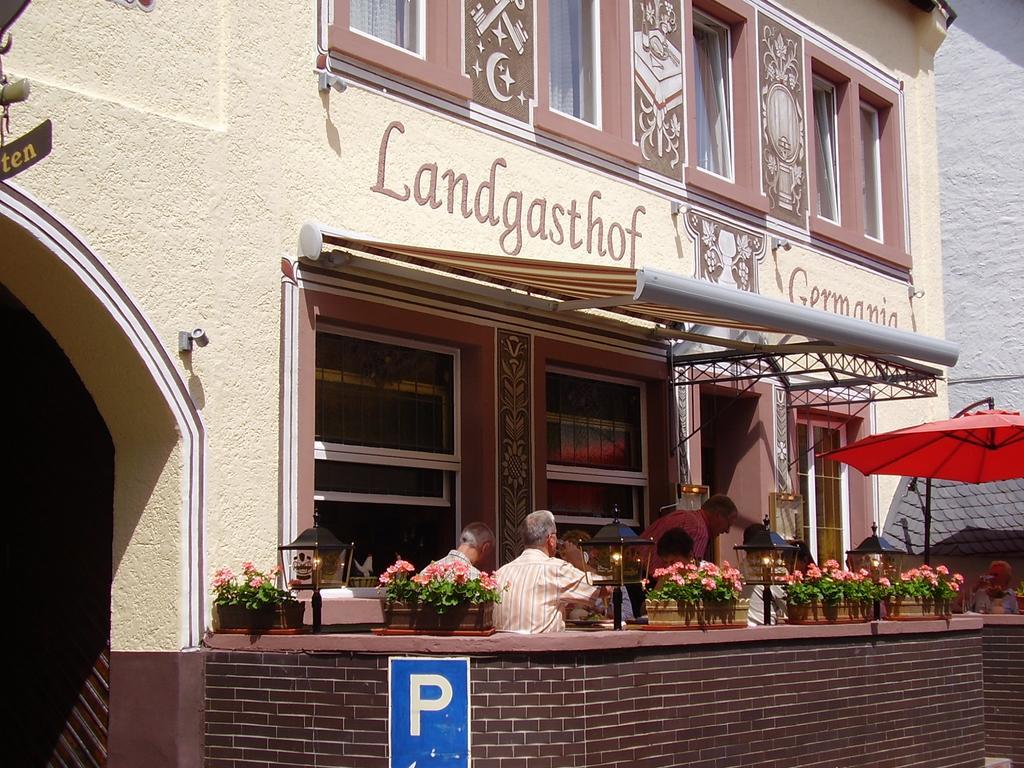 Landgasthof Germania Rüdesheim nad Renem Zewnętrze zdjęcie