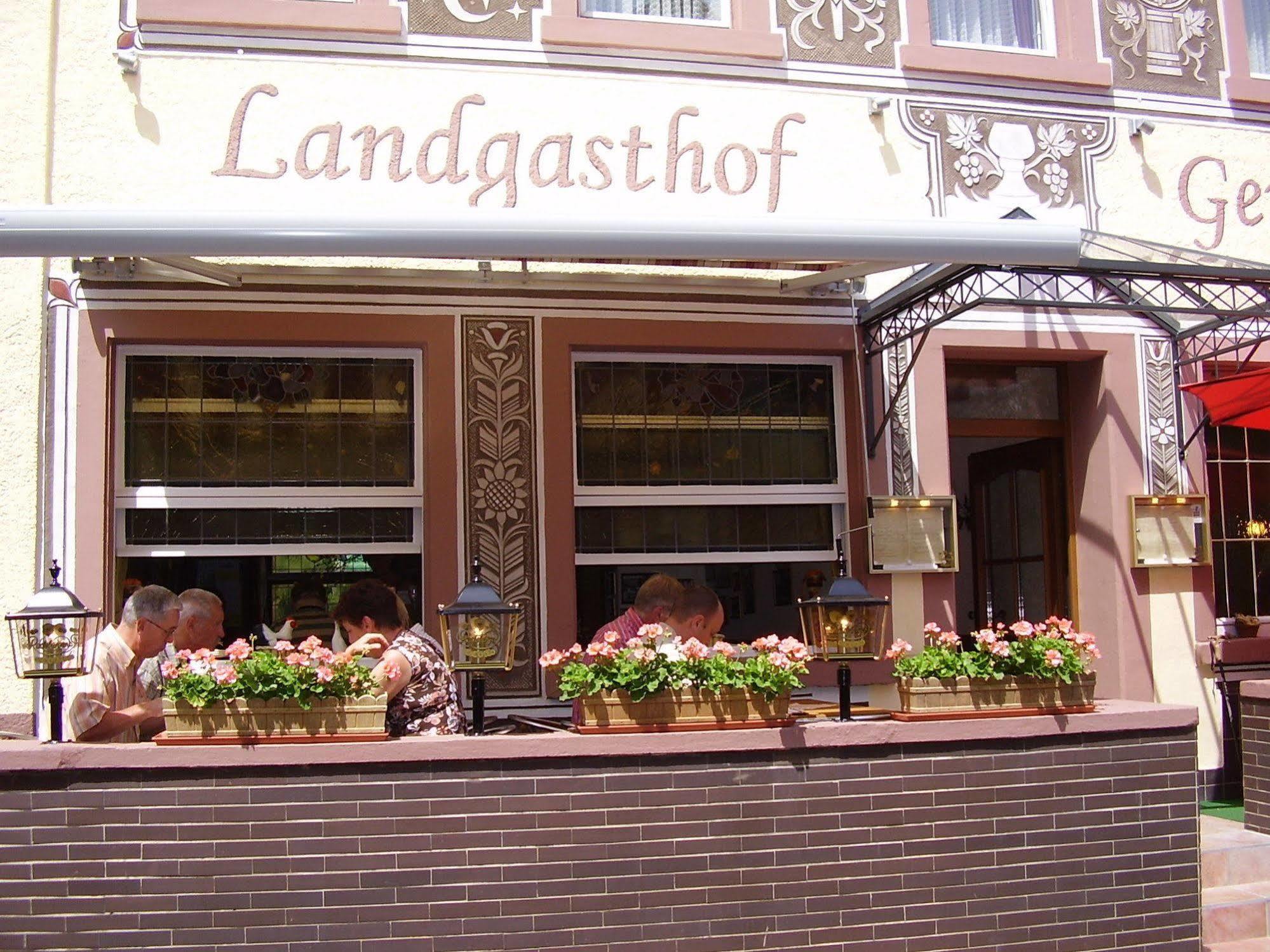 Landgasthof Germania Rüdesheim nad Renem Zewnętrze zdjęcie